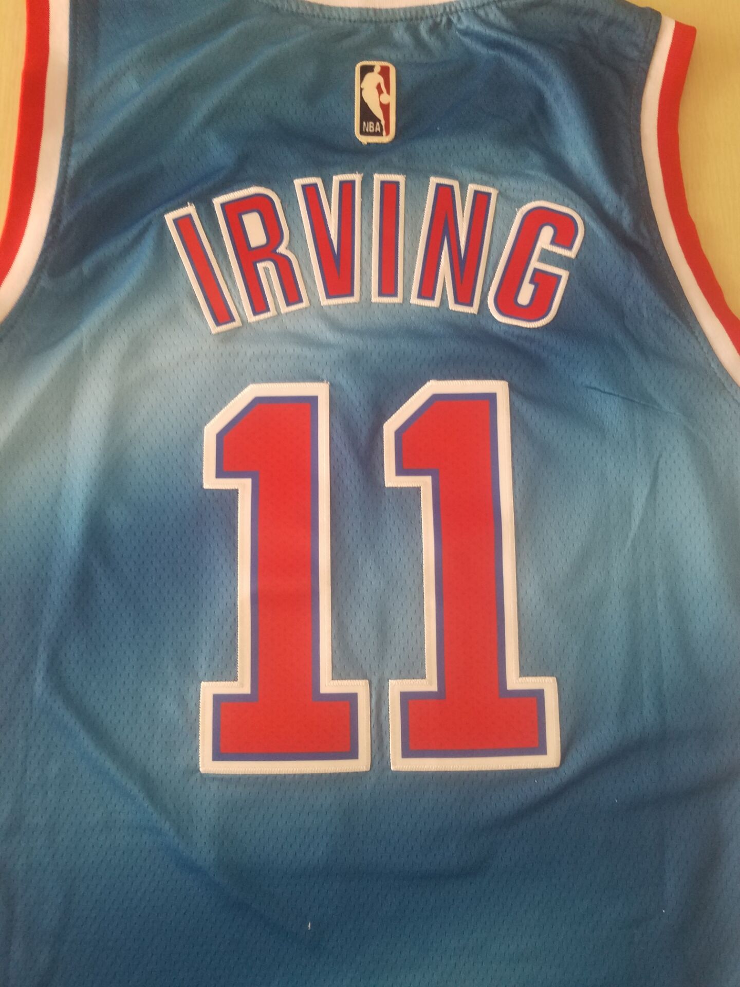 Men's Brooklyn Nets Kyrie Irving #11 Blue Swingman Player Jerseys