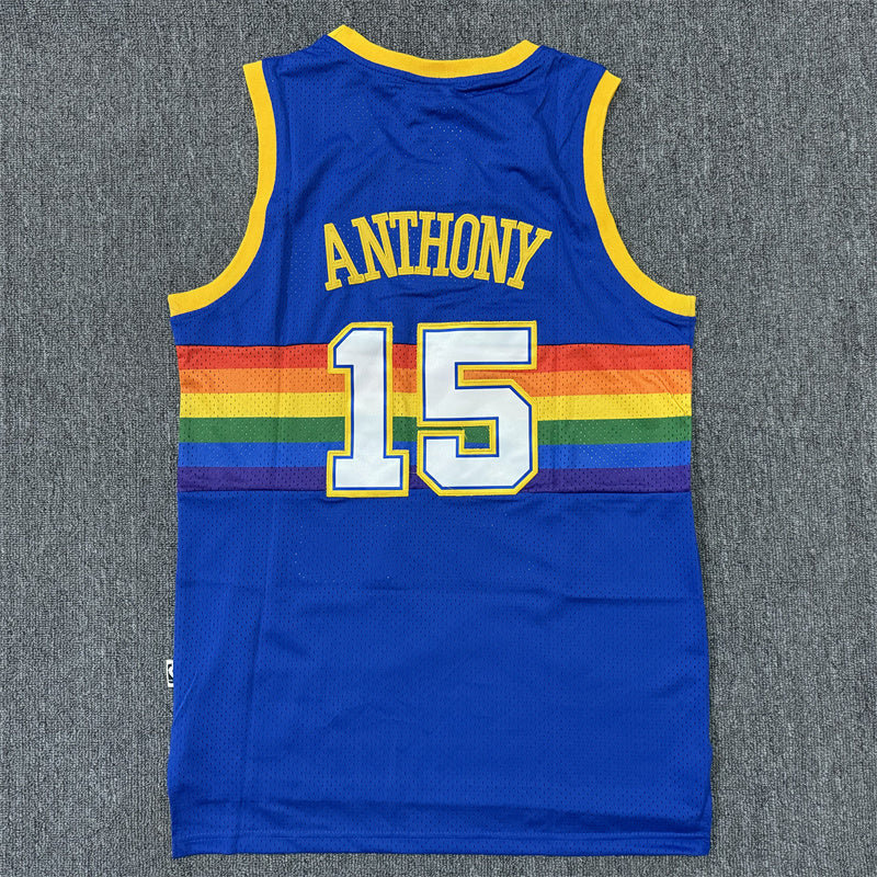Men's Denver Nuggets Nikola Jokic #15 Royal Hardwood Classics Swingman Jerseys