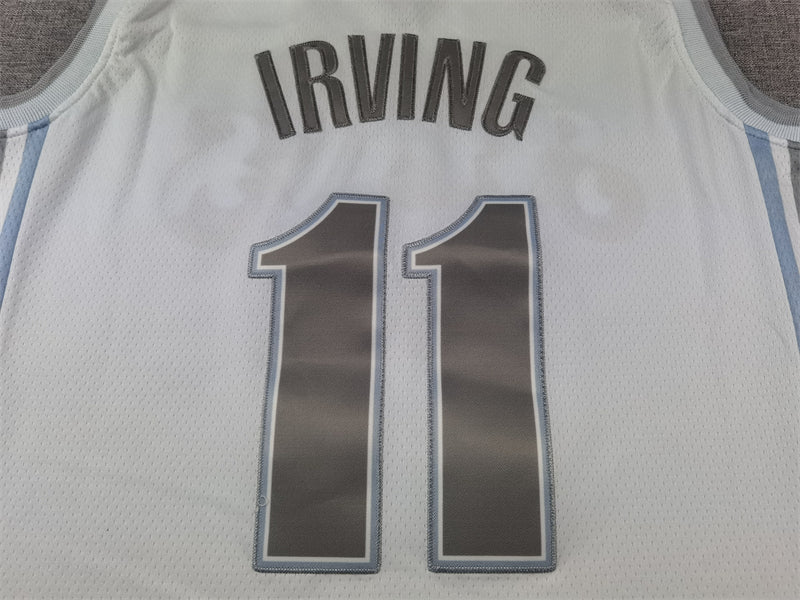 Men's Dallas Mavericks Kyrie Irving #11 White 2024/25 Swingman Player Jerseys - City Edition