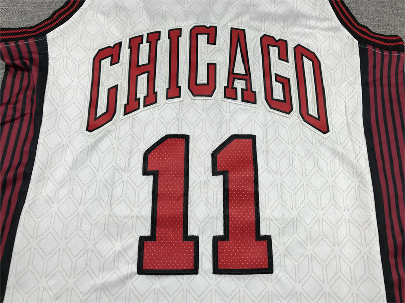 Men's Chicago Bulls DeMar DeRozan #11 White 2022/23 Swingman Jerseys - City Edition