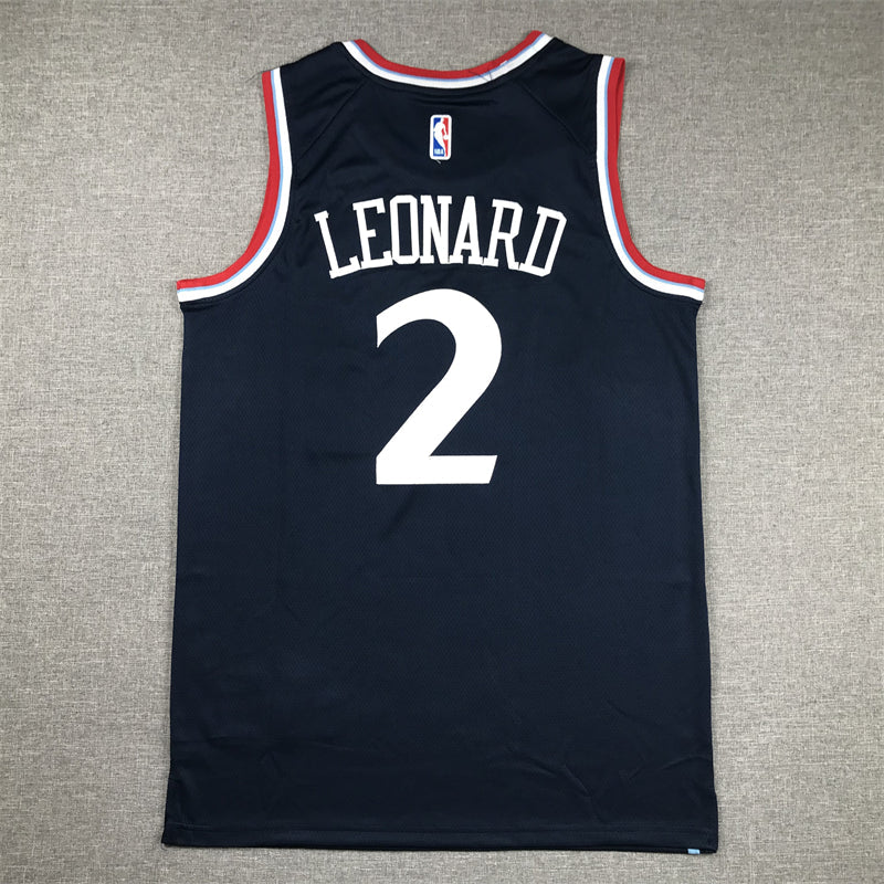 Men's LA Clippers Kawhi Leonard #2 Navy Swingman Player Jerseys