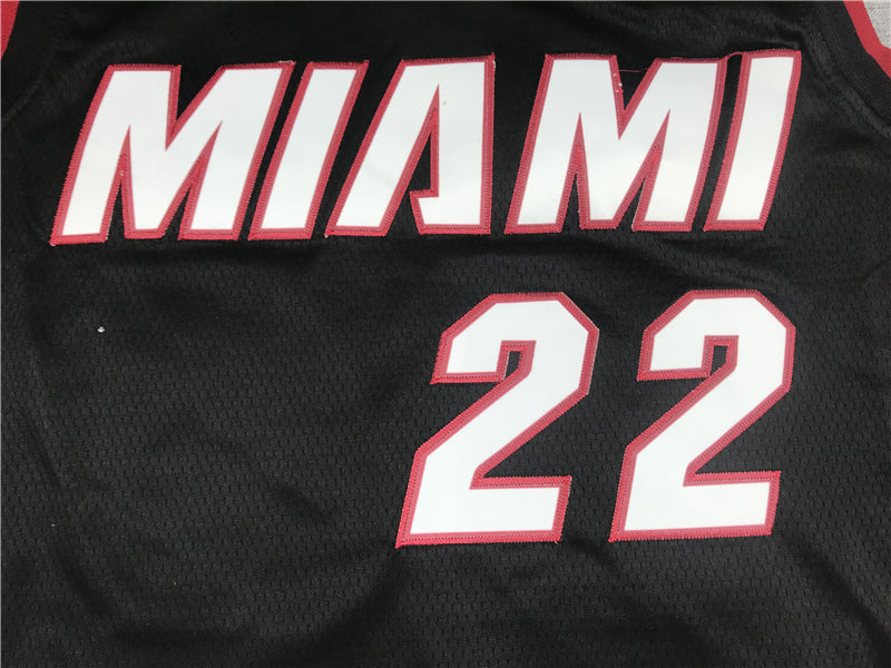 Men's Miami Heat Jimmy Butler #22 Black 2022/23 Swingman Jerseys - Icon Edition