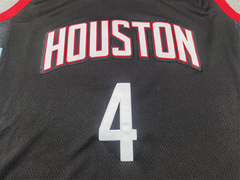 Men's Houston Rockets Jalen Green #4 Black Swingman Jerseys - Statement Edition