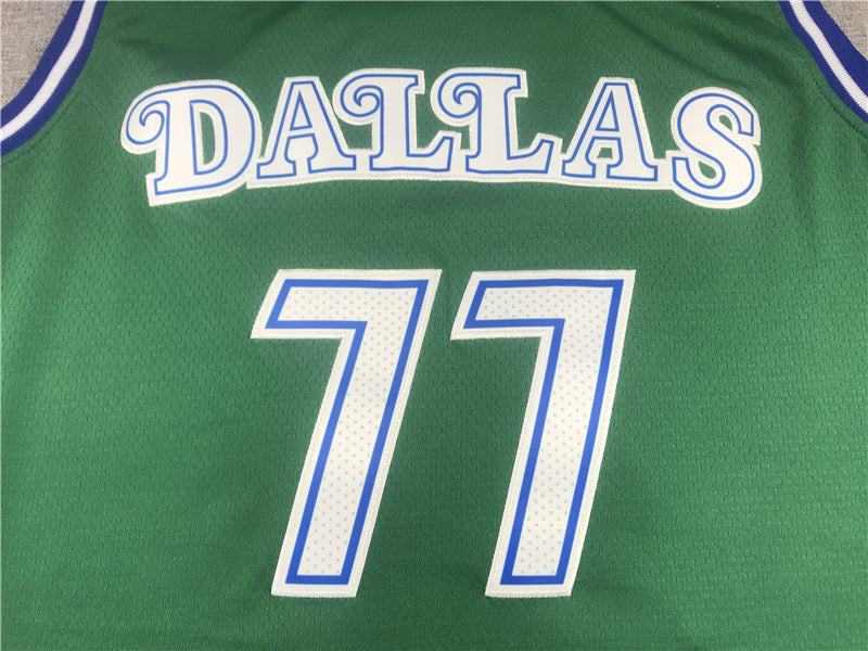 Men's Dallas Mavericks Luka Doncic Green 2020/21 Jerseys - Classic Edition