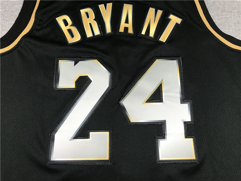 Men's Los Angeles Lakers Kobe Bryant #24 NBA Black Player Jerseys