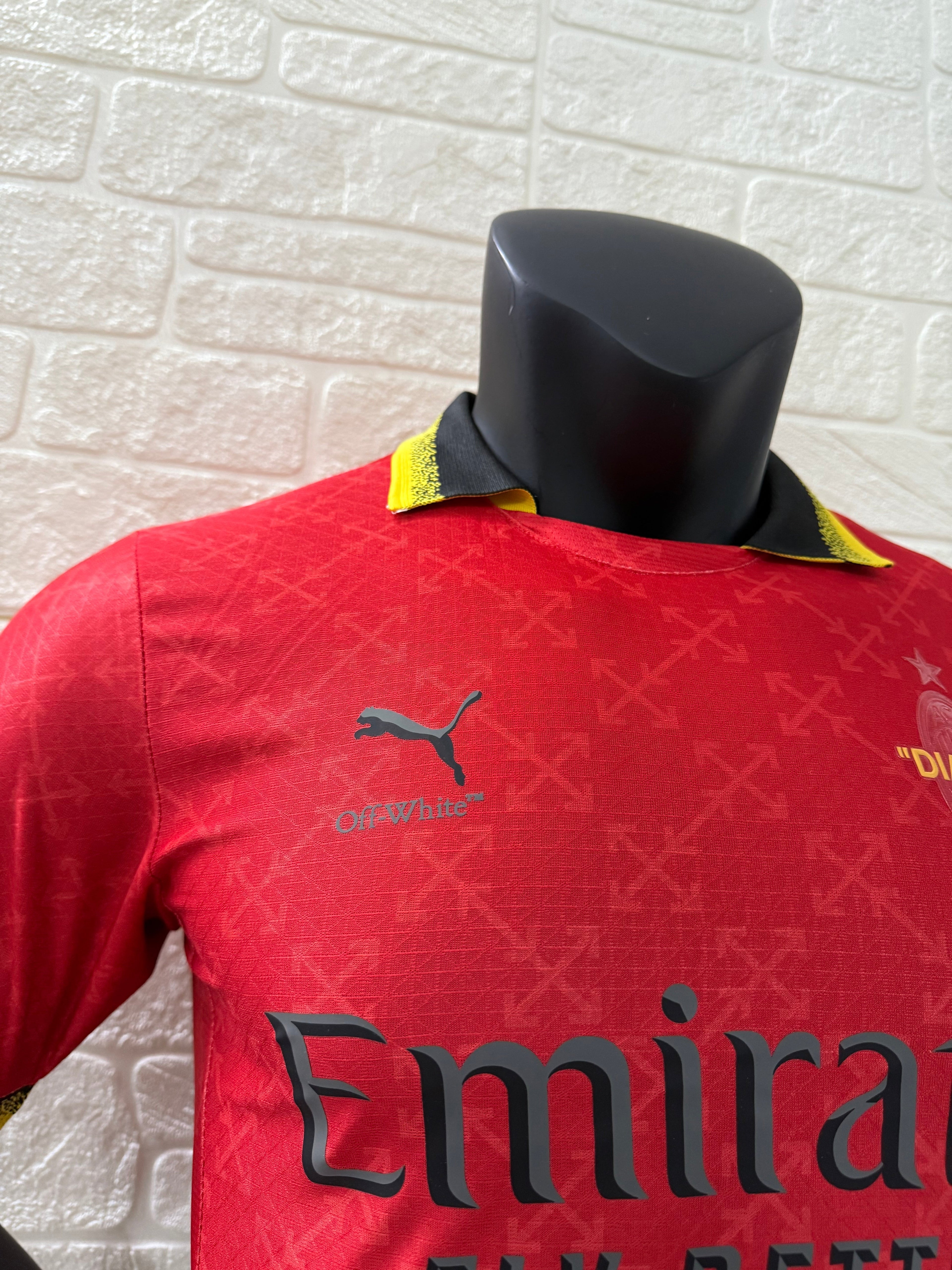 2025-26 AC Milan Joint Edition Red Player Version Jersey