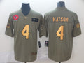 Men's Houston Texans Deshaun Watson #4 Brown Player Game Jerseys