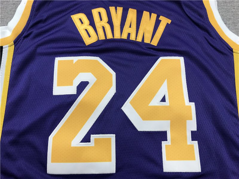 Men's Kobe Bryant Los Angeles Lakers #24 Swingman Jerseys - Purple