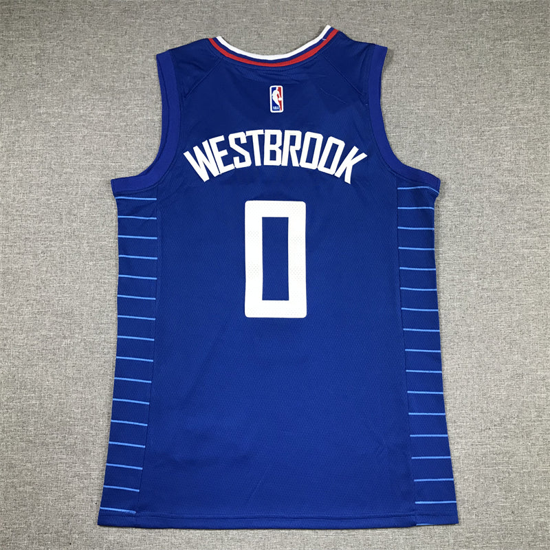 Men's LA Clippers Russell Westbrook Nike Royal 2022/23 Swingman Jerseys - Icon Edition