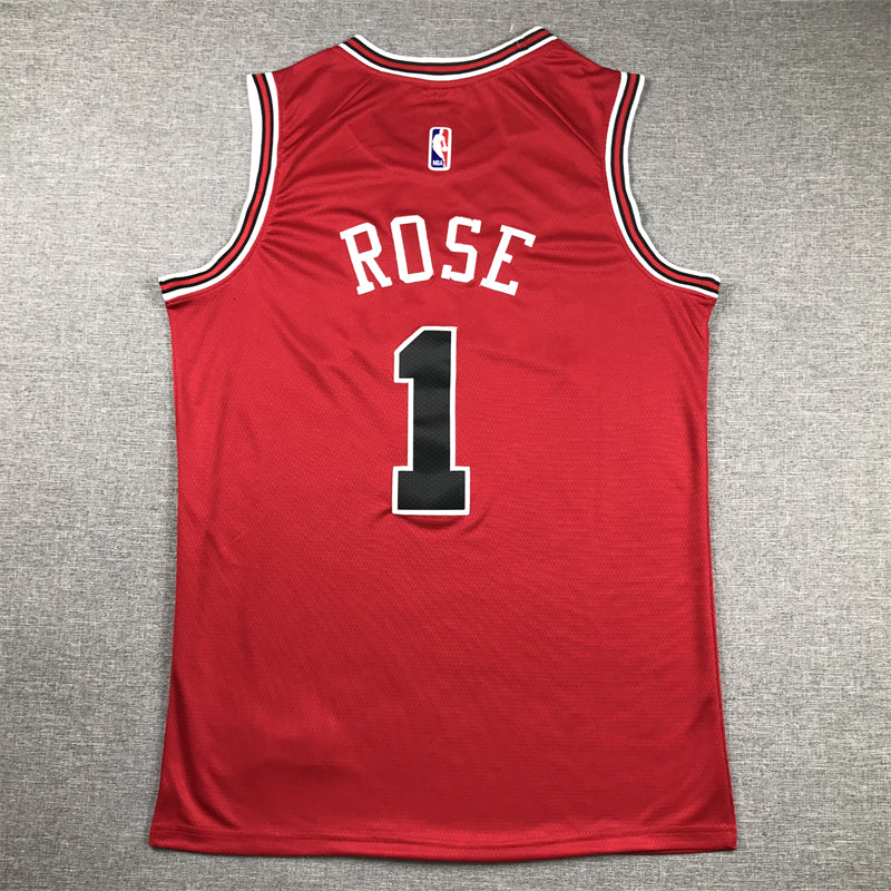 Men's Chicago Bulls Derrick Rose #1 Red Swingman Jerseys