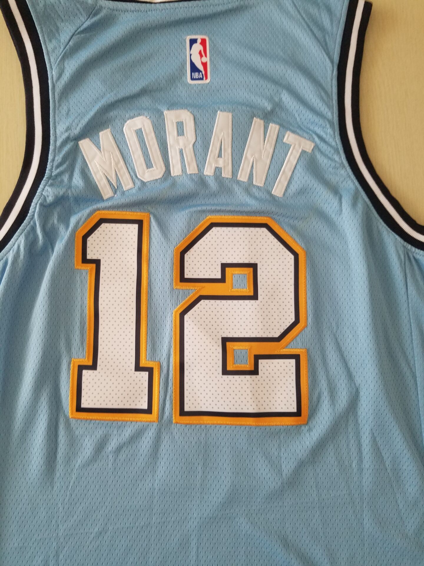 Men's Memphis Grizzlies Ja Morant #12 Blue City Edition Classic Jerseys