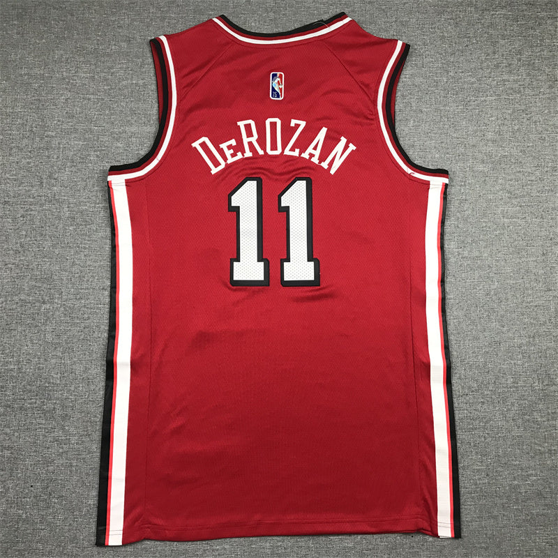 Men's Chicago Bulls DeMar DeRozan #11 Red 2021/22 Swingman Jerseys