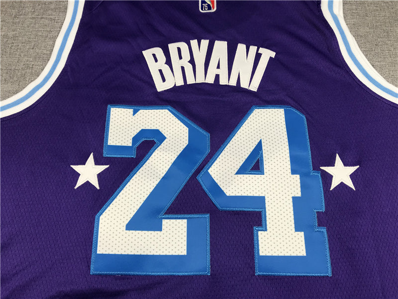 Men's Los Angeles Lakers Kobe Bryant Purple 2021/22 Swingman Jerseys City Edition