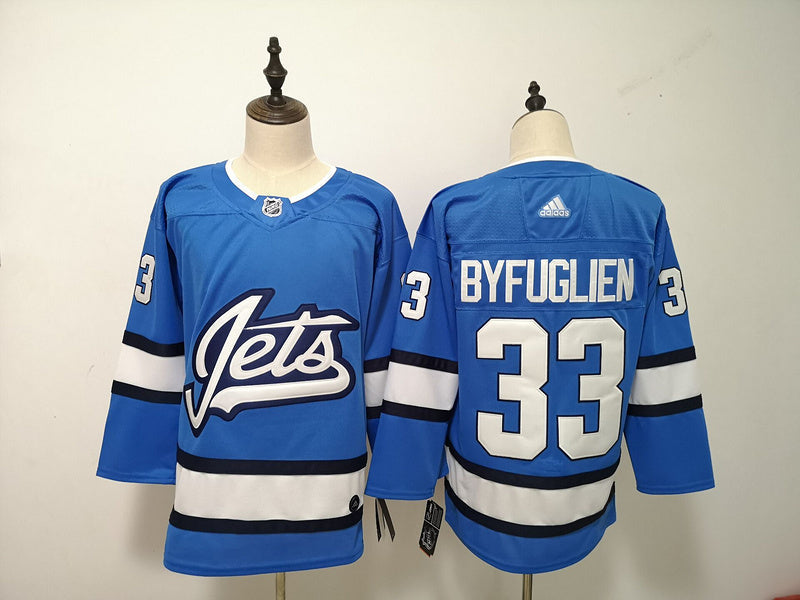 Men's Winnipeg Jets Dustin Byfuglien #33 Blue Home Breakaway Player Jerseys