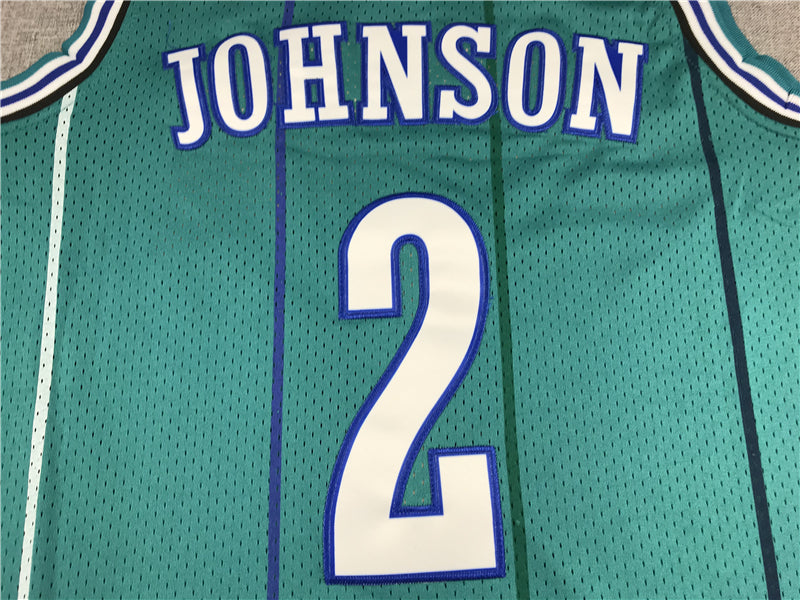 Men's Charlotte Hornets Larry Johnson 1992-93 Hardwood Classics Swingman Jerseys