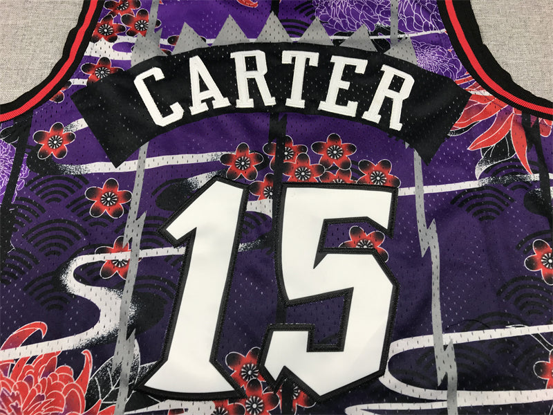Men's Toronto Raptors Vince Carter #15 Year of Rabbit Edition Hardwood Classics Swingman Jerseys