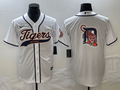Men's Detroit Tigers White Replica Jerseys Joint Edition