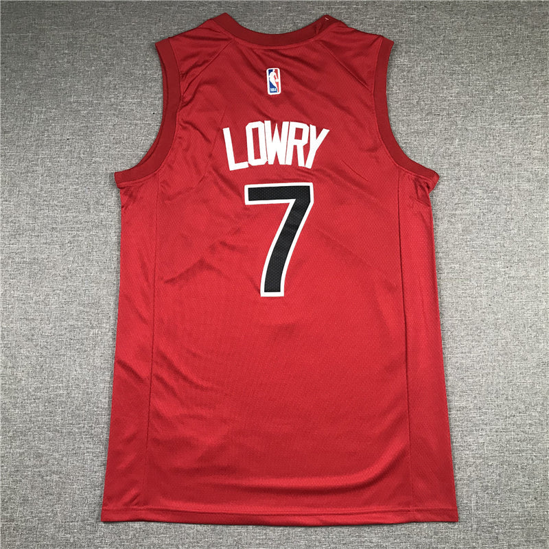 Men's Toronto Raptors Kyle Lowry Red 2021/22 Diamond Swingman Fashion Jerseys