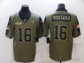 Men's San Francisco 49ers Joe Montana #16 Brown Player Game Jerseys