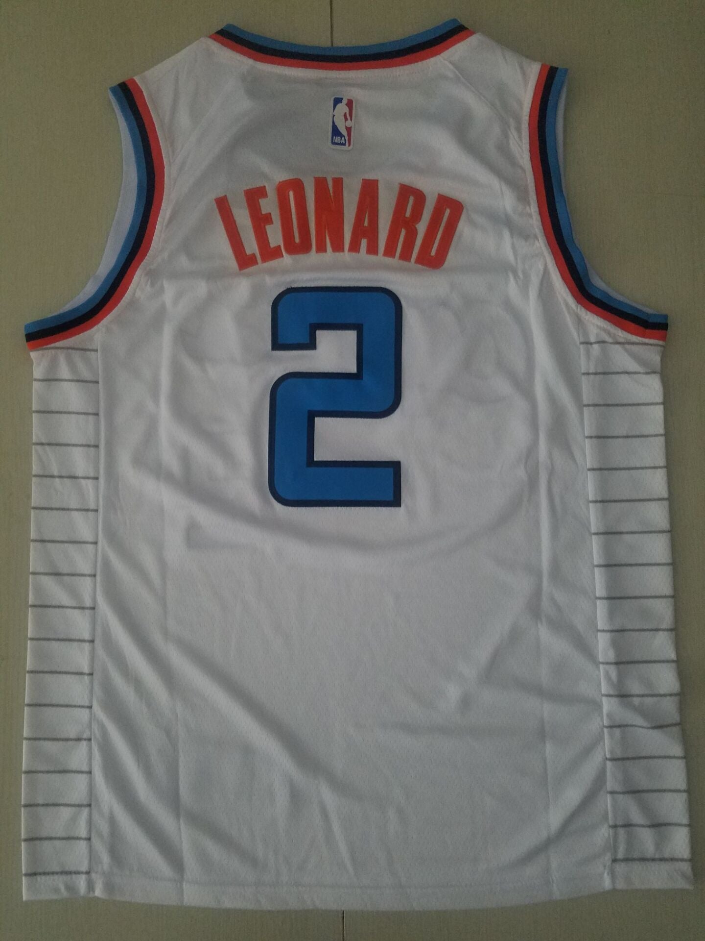 Men's LA Clippers Kawhi Leonard #2 White Player Jerseys
