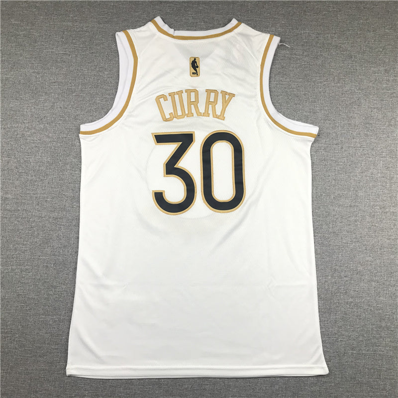 Men's Golden State Warriors Stephen Curry #30 White Swingman Jerseys