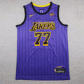 Men's Los Angeles Lakers Luka Doncic #77 Purple Swingman Jersey