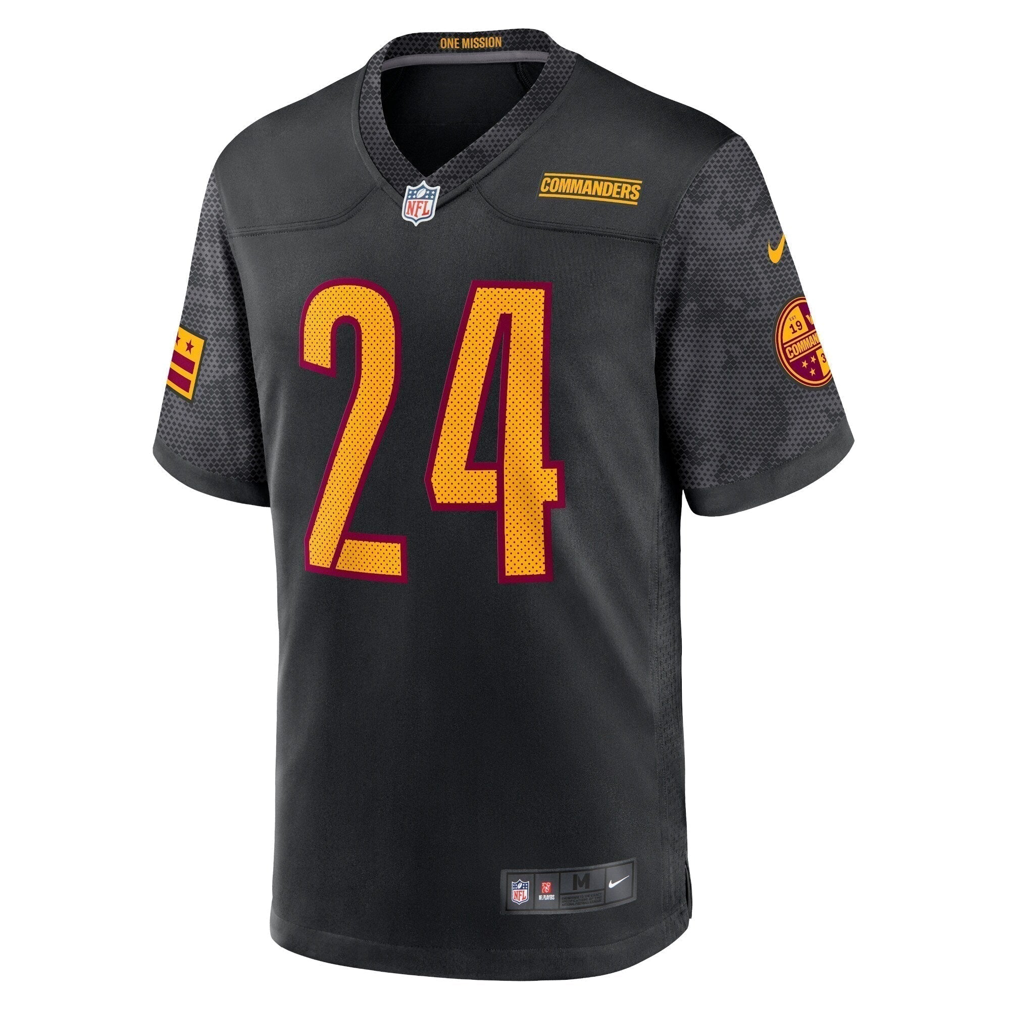 Antonio Gibson Washington Commanders Nike Alternate Game   Jersey - Black
