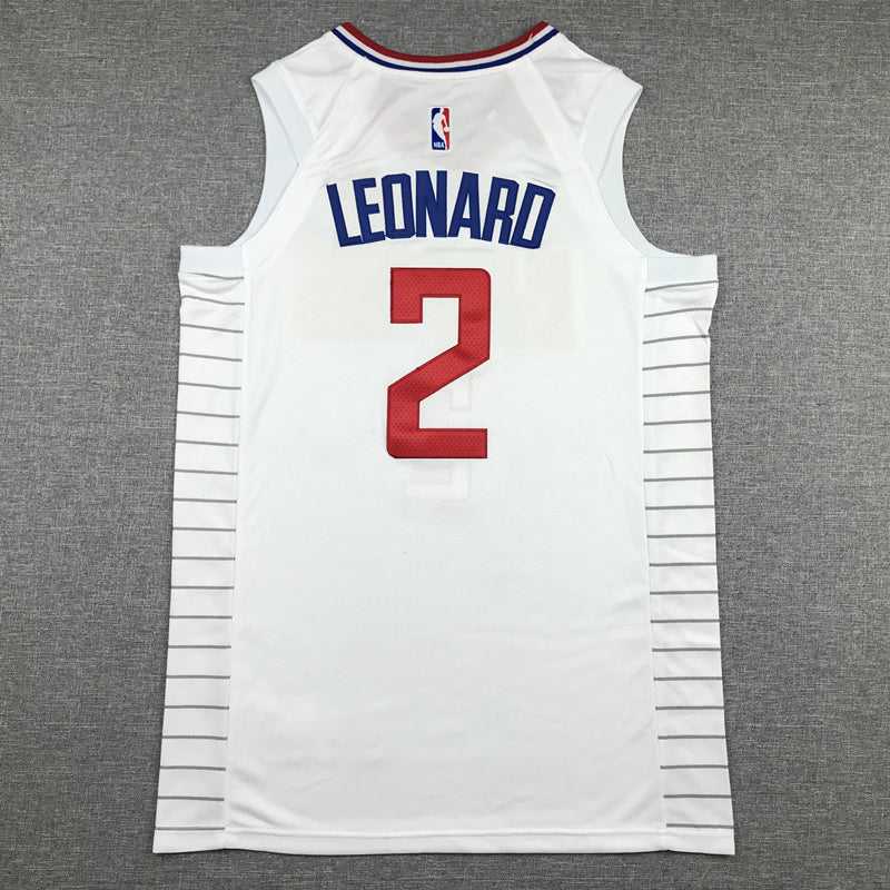Men's LA Clippers Kawhi Leonard Nike White 2022/23 Swingman Jerseys - Association Edition