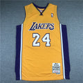 Men's Los Angeles Lakers Kobe Bryant #24 Yellow Swingman Player Jerseys