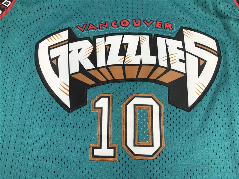Men's Memphis Grizzlies Mike Bibby #10 Green Classics Swingman Jerseys