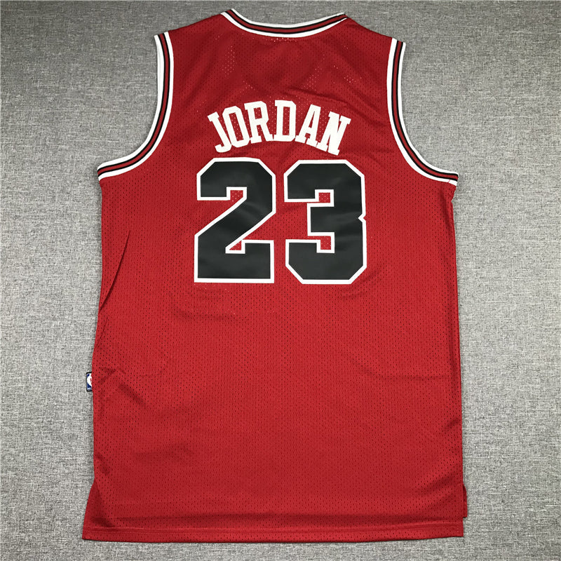 Men's Chicago Bulls Michael Jordan Red 1984-85 Hardwood Classics Jerseys