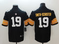 Men's Pittsburgh Steelers #19 JuJu Smith-Schuster Black Player Game Jerseys
