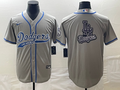 Men's Los Angeles Dodgers Gray Team Jerseys Joint Edition