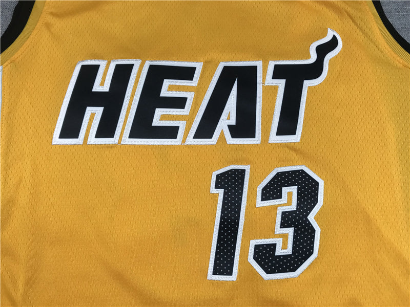 Men's Miami Heat Bam Adebayo #13 Gold 2020/21 Swingman Player Jerseys
