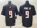 Men's Atlanta Falcons Michael Penix Jr. #9 Black 2024 NFL Draft First Round Pick Player Game Jerseys