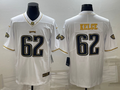 Men's Philadelphia Eagles Jason Kelce #62 White Player Jerseys