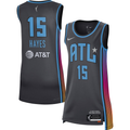 Men's Atlanta Dream Tiffany Hayes #15 Black Rebel Edition Victory Player Jersey