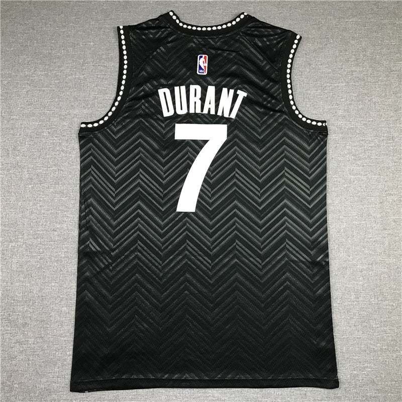Men's Brooklyn Nets Kevin Durant #7 Black 2020/21 Swingman Player Jerseys