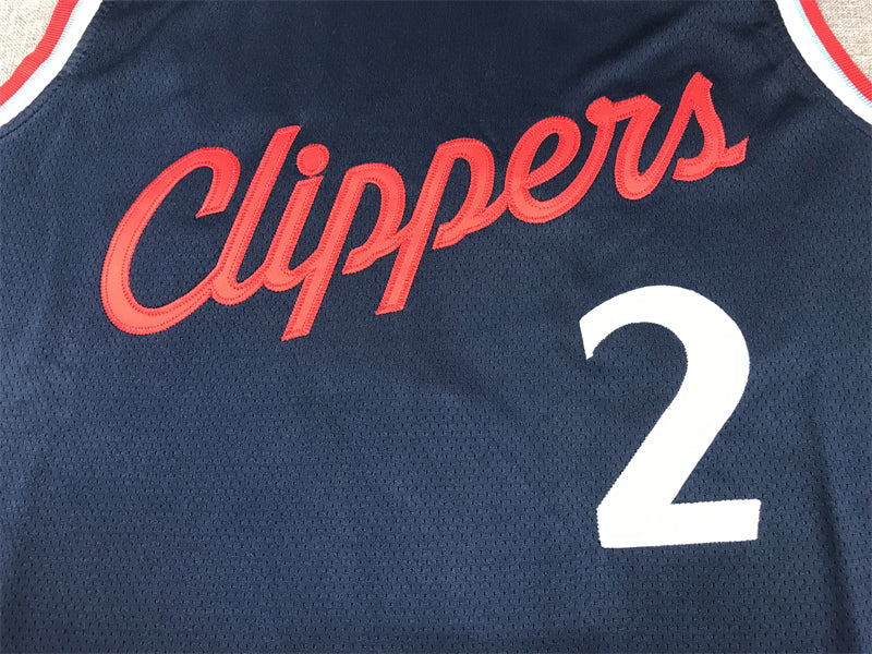 Men's LA Clippers Kawhi Leonard #2 Navy Swingman Player Jerseys