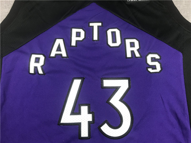Men's Toronto Raptors Pascal Siakam Black/Purple 2020/21 Swingman Player Jerseys