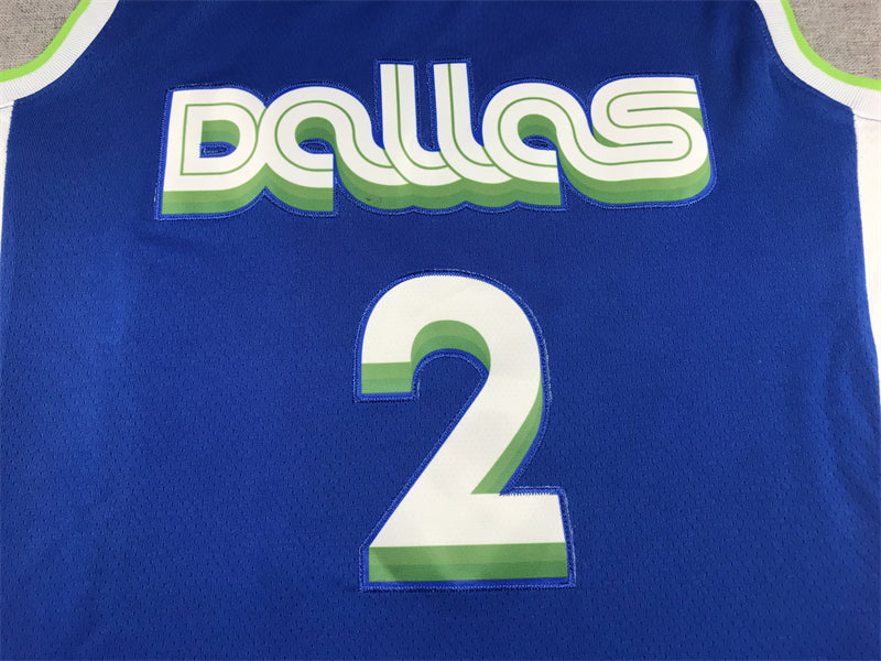 Men's Dallas Mavericks Kyrie Irving #2 Blue 2022/23 Swingman Jerseys - City Edition