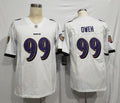 Men's Baltimore Ravens Odafe Oweh #99 White Game Jerseys