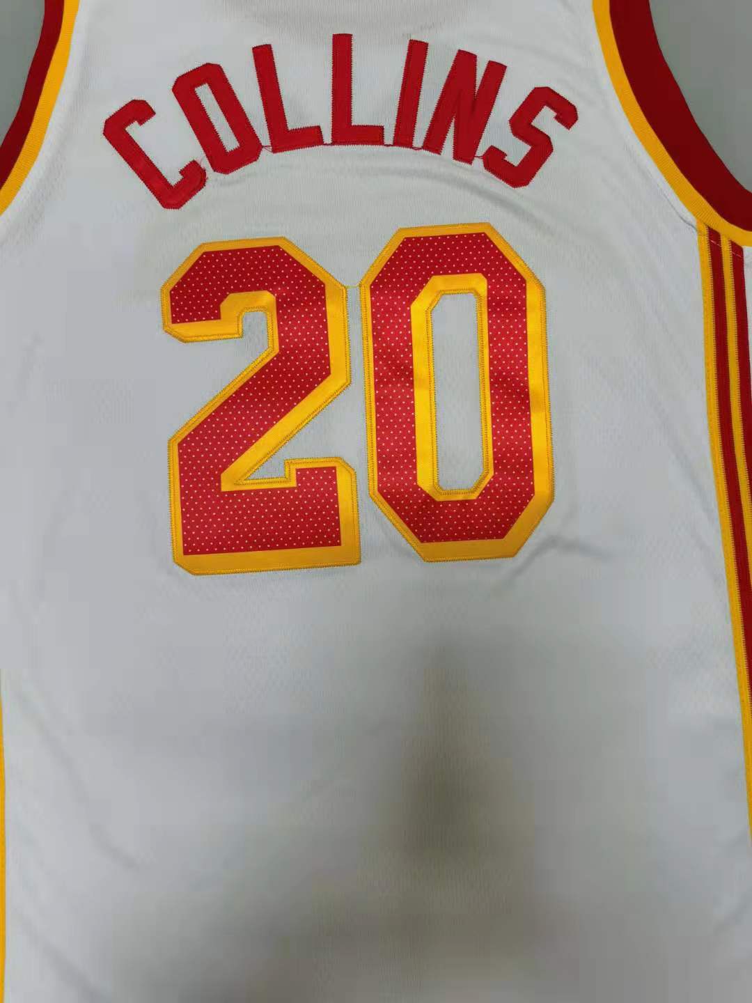 Men's Atlanta Hawks John Collins #20 White 2020/21 Fast Break Player Jerseys