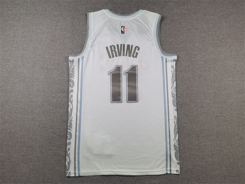 Men's Dallas Mavericks Kyrie Irving #11 White 2024/25 Swingman Player Jerseys - City Edition