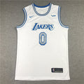 Men's Los Angeles Lakers Russell Westbrook #0 White 2020/21 Swingman Jerseys