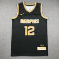 Men's Memphis Grizzlies Ja Morant #12 Black Select Series Swingman Jerseys