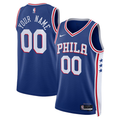 Men's Philadelphia 76ers Royal 2022/23 Swingman Custom Jerseys - Icon Edition