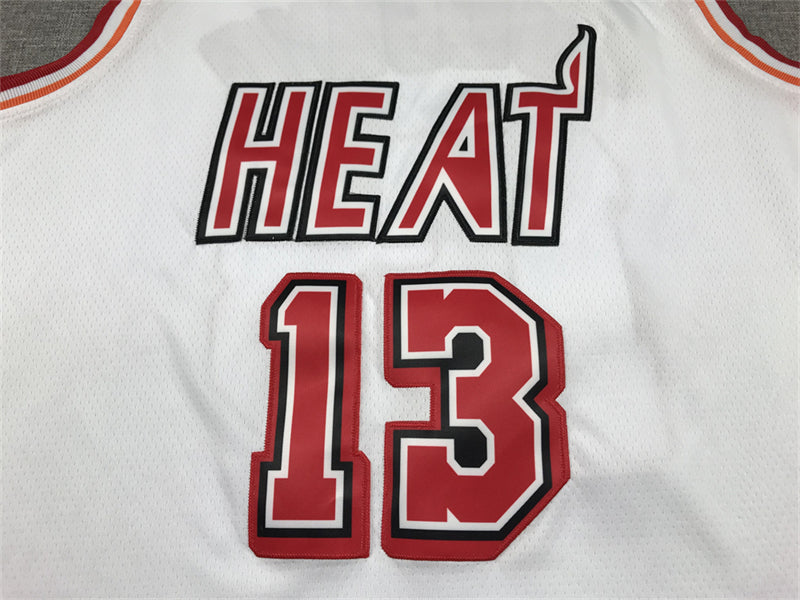 Men's Miami Heat Bam Adebayo #13 White 2022/23 Swingman Jerseys - Classic Edition