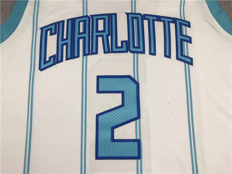 Men's Charlotte Hornets #2 LaMelo Ball White 2020-21 swingman Jerseys