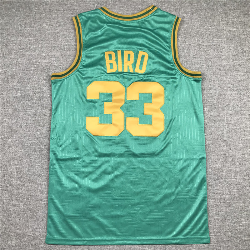 Men's Boston Celtics Larry Bird 1985-86 Green Hardwood Classics Swingman Jerseys
